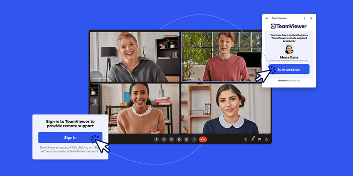 TeamViewer 远程桌面预览